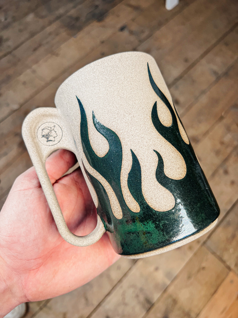 'Green Light' Mug - Tall