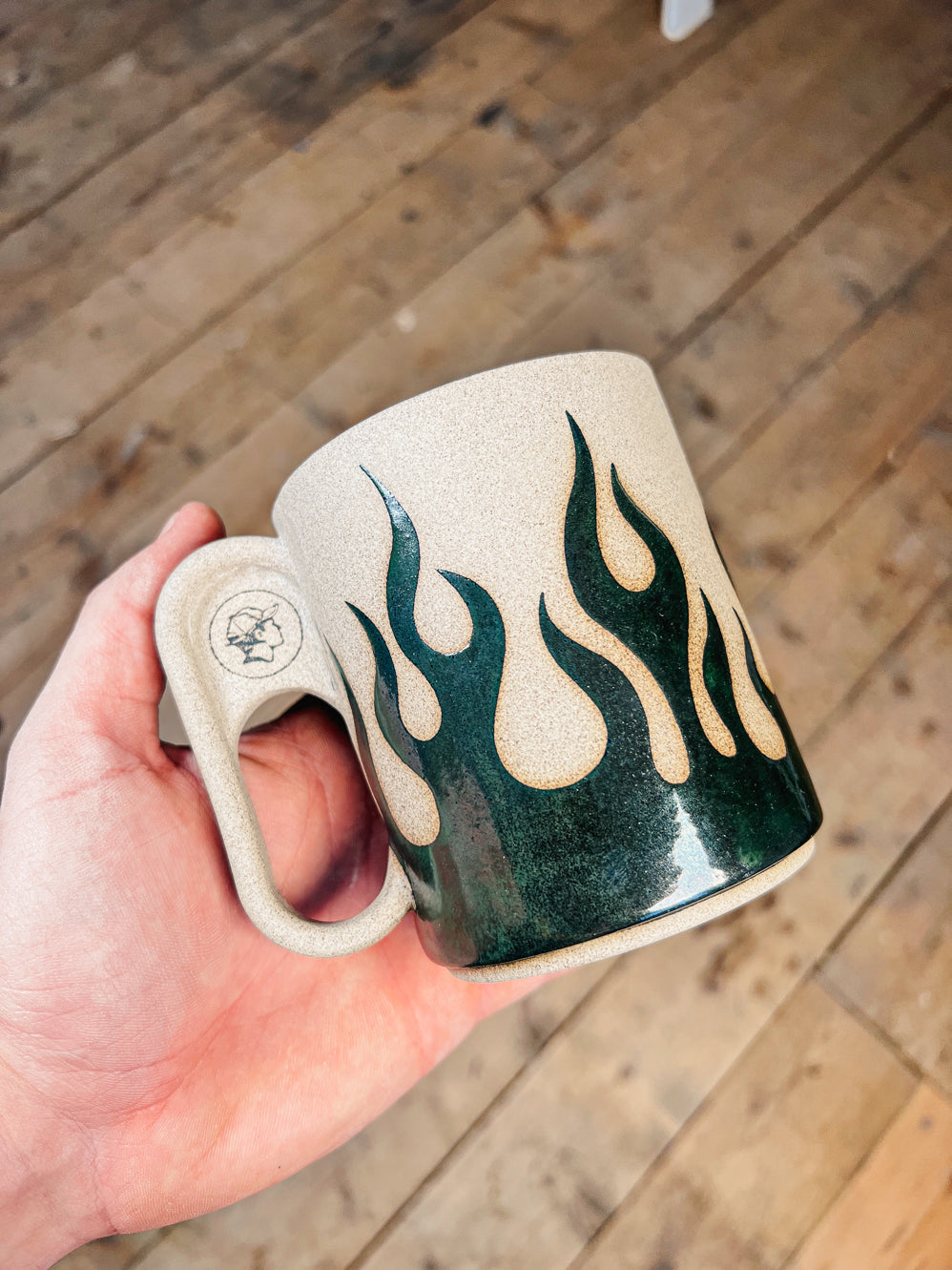 'Green Light' Mug - Short